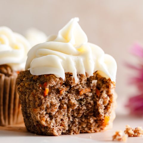 Keto Moist Carrot Cake Cupcakes!