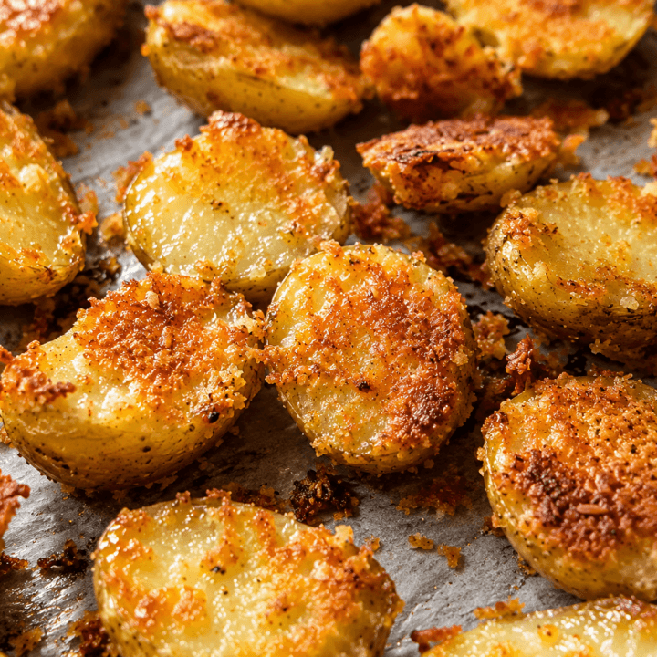 Parmesan Crusted Baby Potatoes